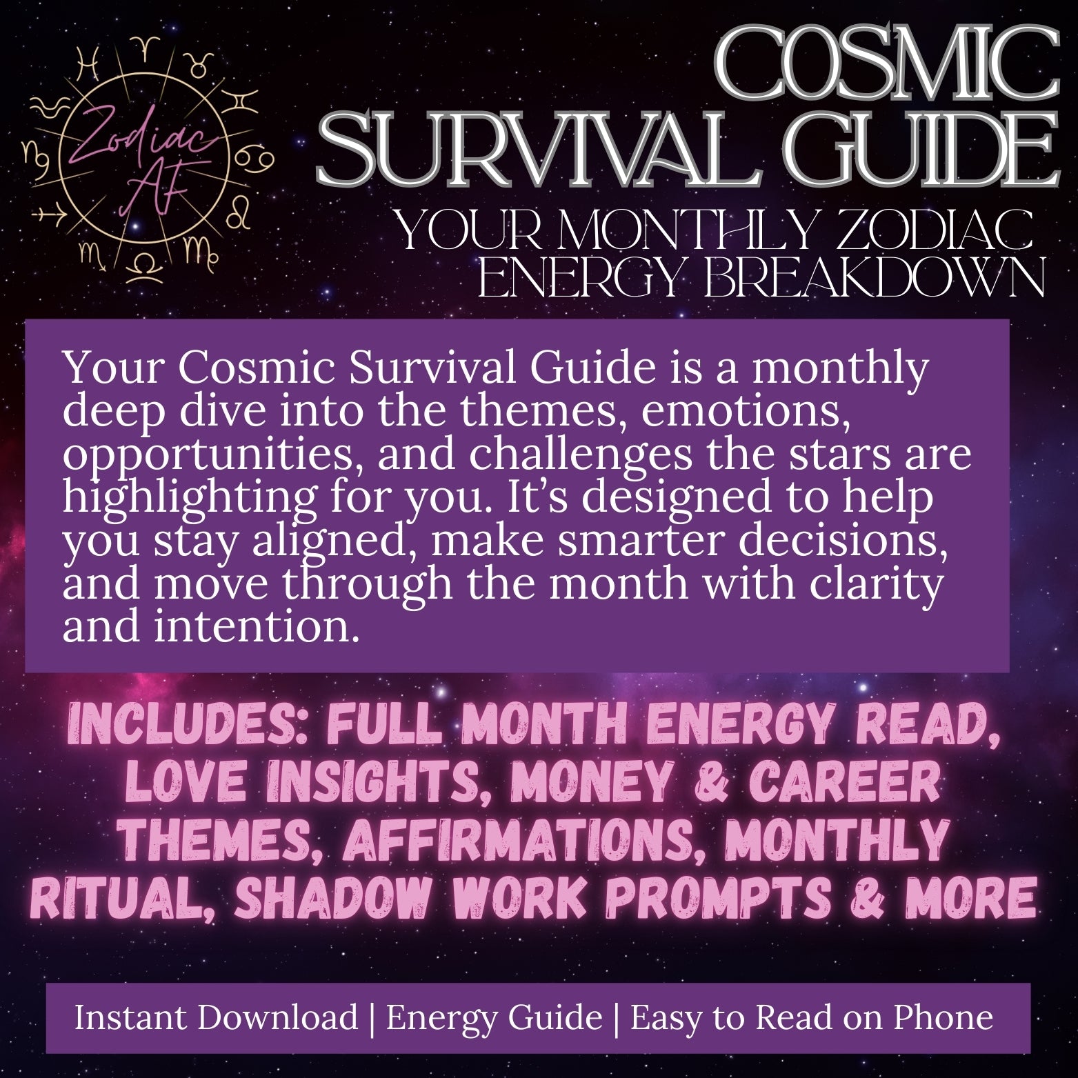 Cosmic Survival Guide - Virgo AF