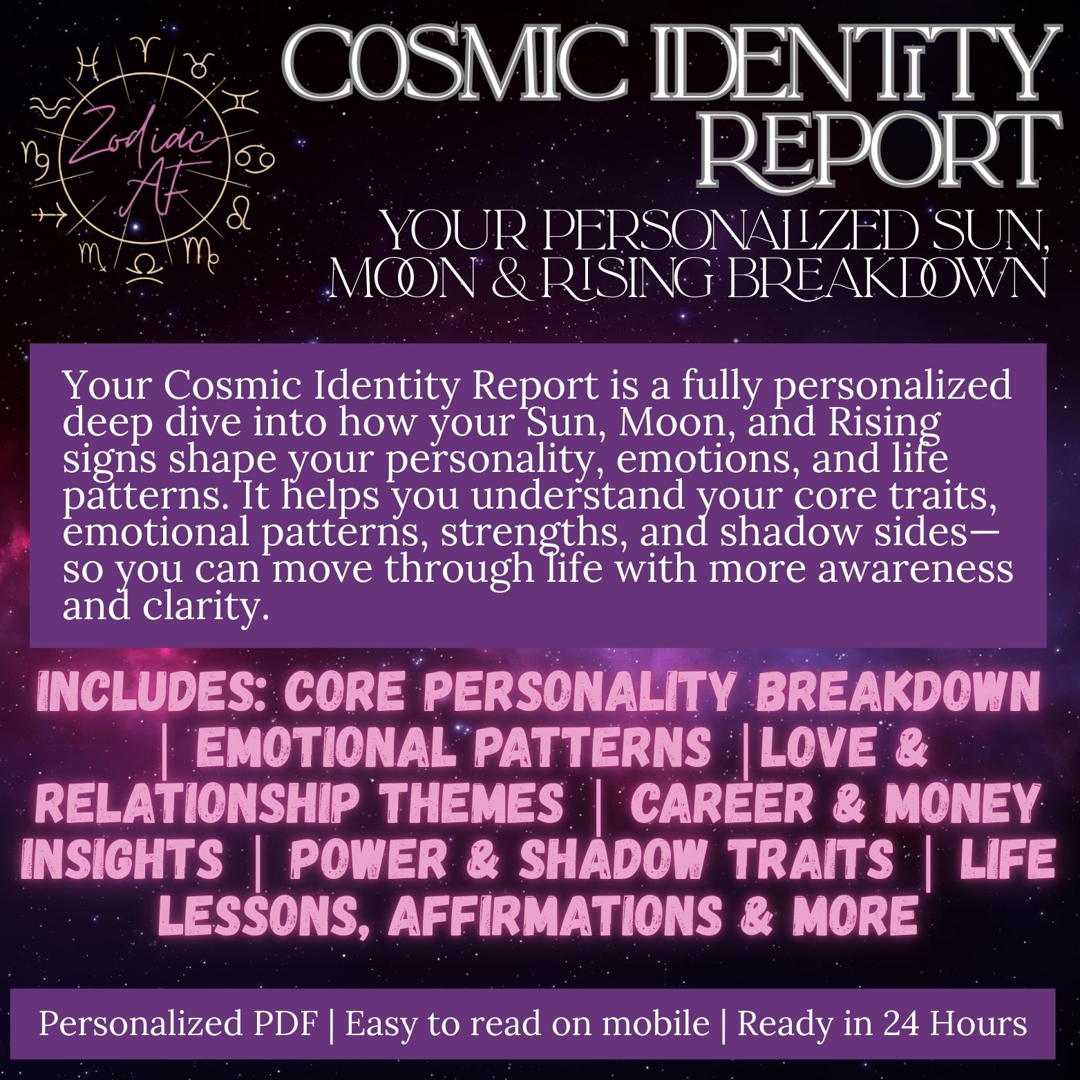 Cosmic Identity Report